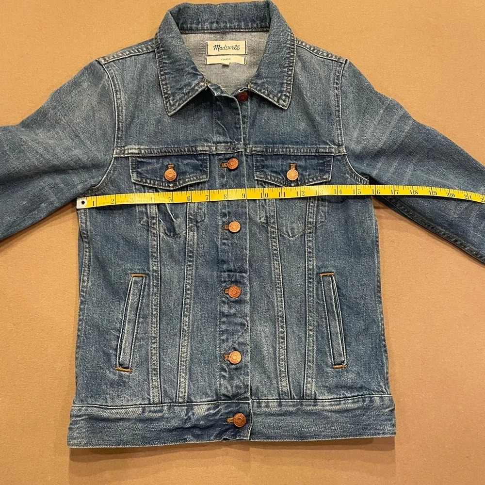 Madewell Classic Jean Jacket Size Small 100% Cotton - Picture 7 of 9
